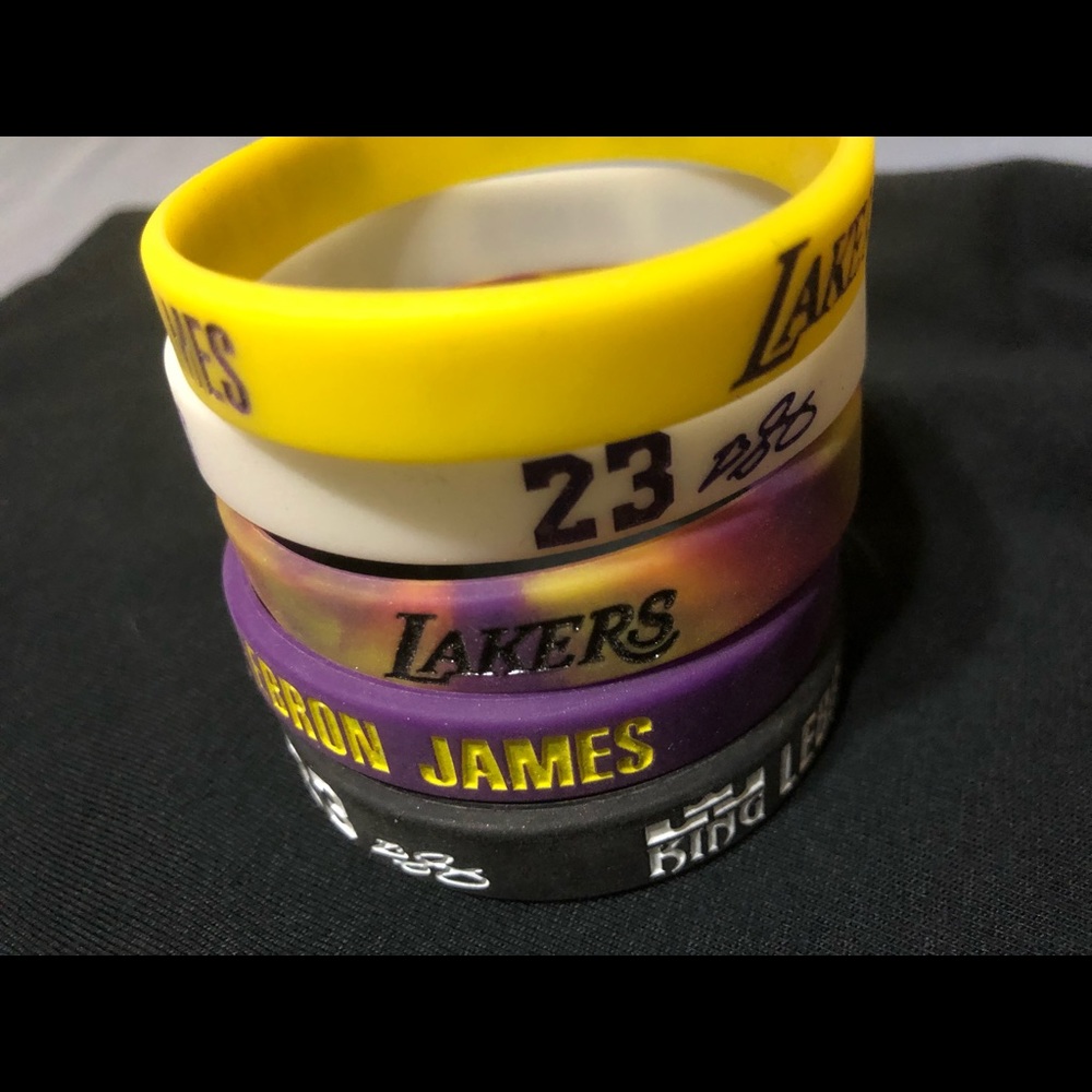 Lebron/Laker wristbands